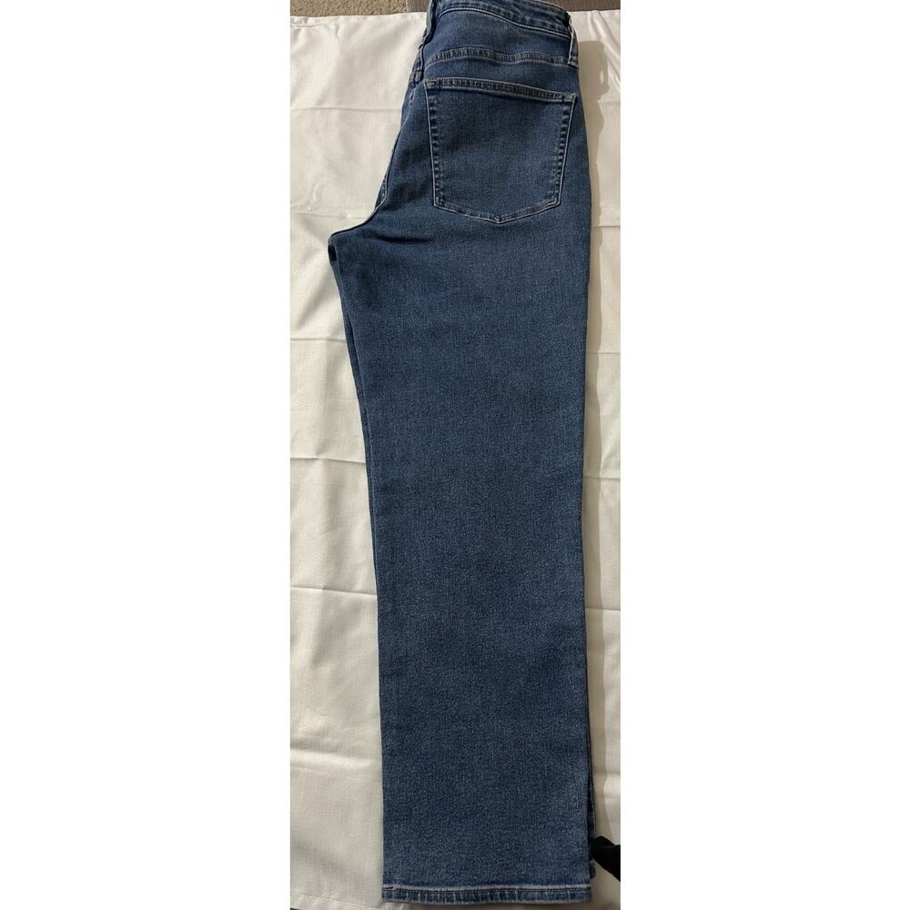 J. Crew Curvy Stovepipe Blue Denim Jeans Size 30